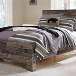Ashley Furniture - Derekson Full Panel Bed - Grey - Dark Gray Wood - Beds - Additional View 4