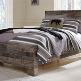 Ashley Furniture - Derekson Full Panel Bed - Grey - Dark Gray Wood - Beds - Additional View 4