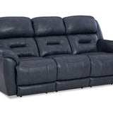 Laredo Leather Power Sofa - Midnight - Additional View 1