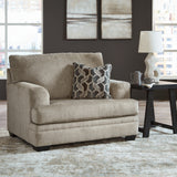 Ashley Furniture - Stonemeade Oversized Chair - Taupe - Light Brown Fabric - Chairs - Additional View 1