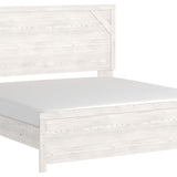 Ashley Furniture - Gerridan King Panel Bed - White Wood - Beds