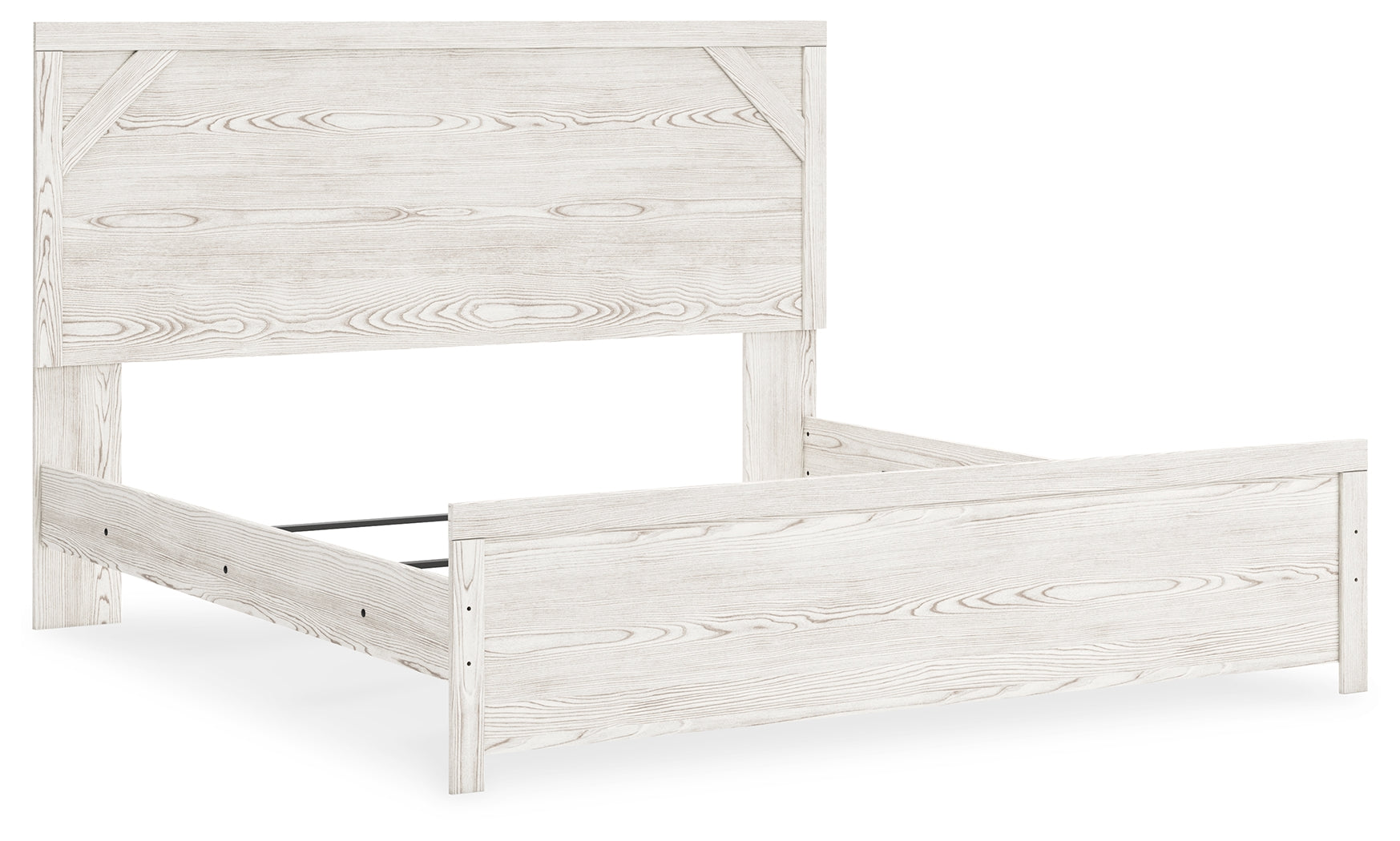 Ashley Furniture - Gerridan King Panel Bed - White Wood - Beds - Additional View 9