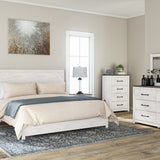 Ashley Furniture - Gerridan King Panel Bed - White Wood - Beds - Additional View 10