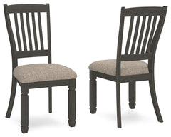 Ashley Furniture - Tyler Creek Upholstered Side Chair - Beige Fabric|Wood - Chairs