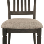Ashley Furniture - Tyler Creek Upholstered Side Chair - Beige Fabric|Wood - Chairs - Additional View 3