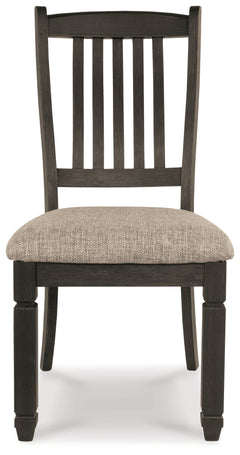 Ashley Furniture - Tyler Creek Upholstered Side Chair - Beige Fabric|Wood - Chairs - Additional View 3