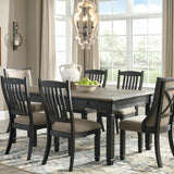 Ashley Furniture - Tyler Creek Upholstered Side Chair - Beige Fabric|Wood - Chairs - Additional View 9