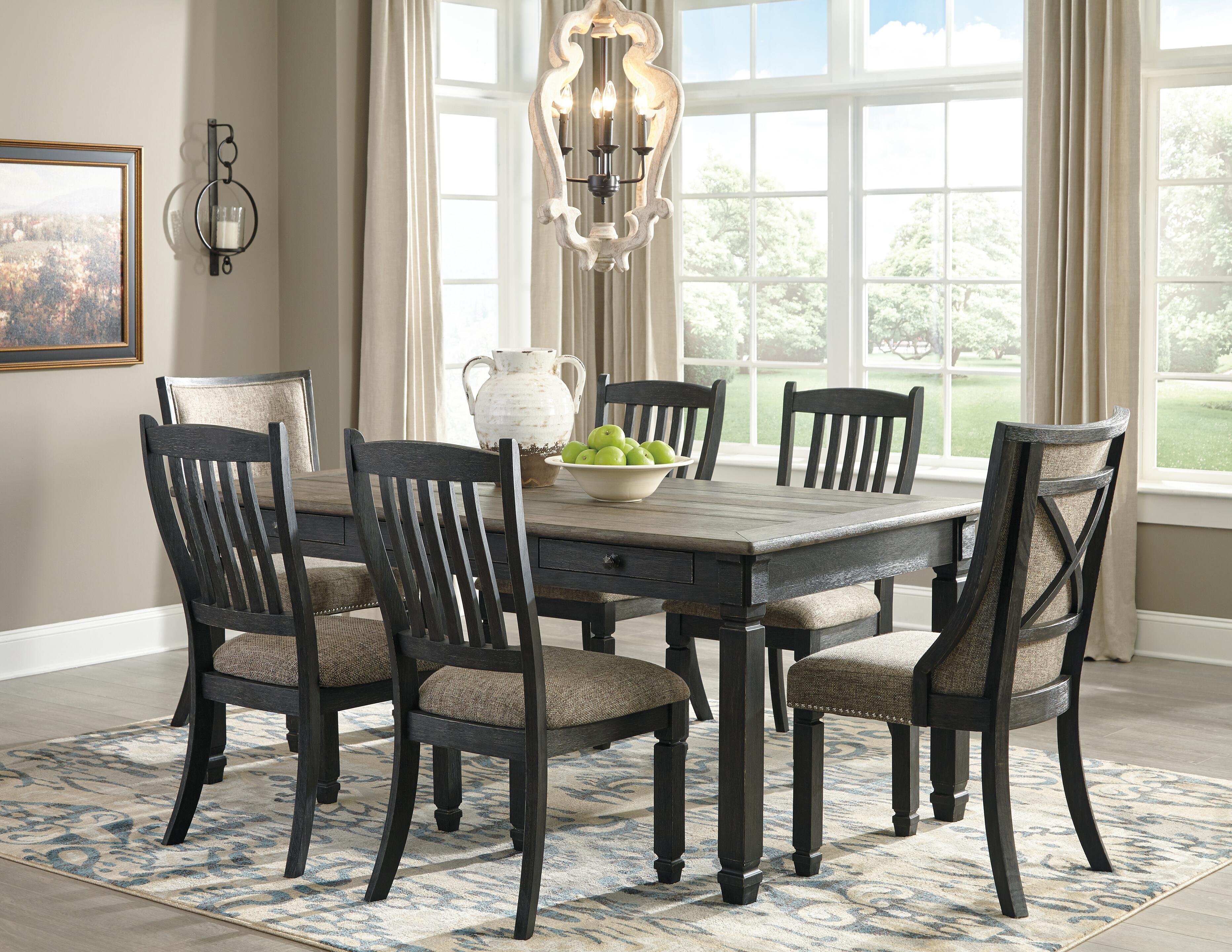 Ashley Furniture - Tyler Creek Upholstered Side Chair - Beige Fabric|Wood - Chairs - Additional View 9