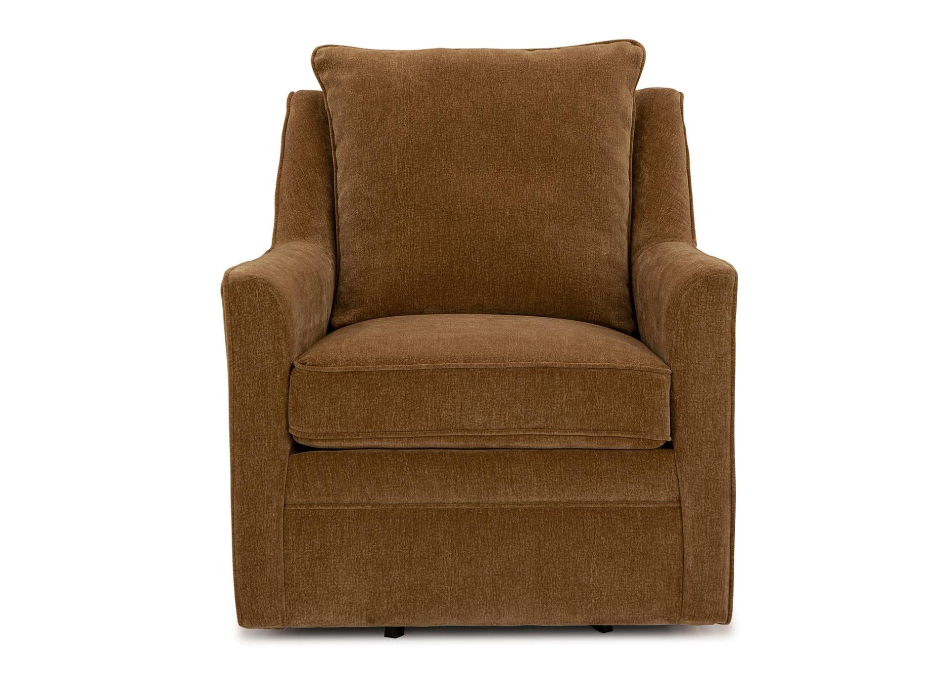 AUBREY CAMEL SWIVEL CHAIR
