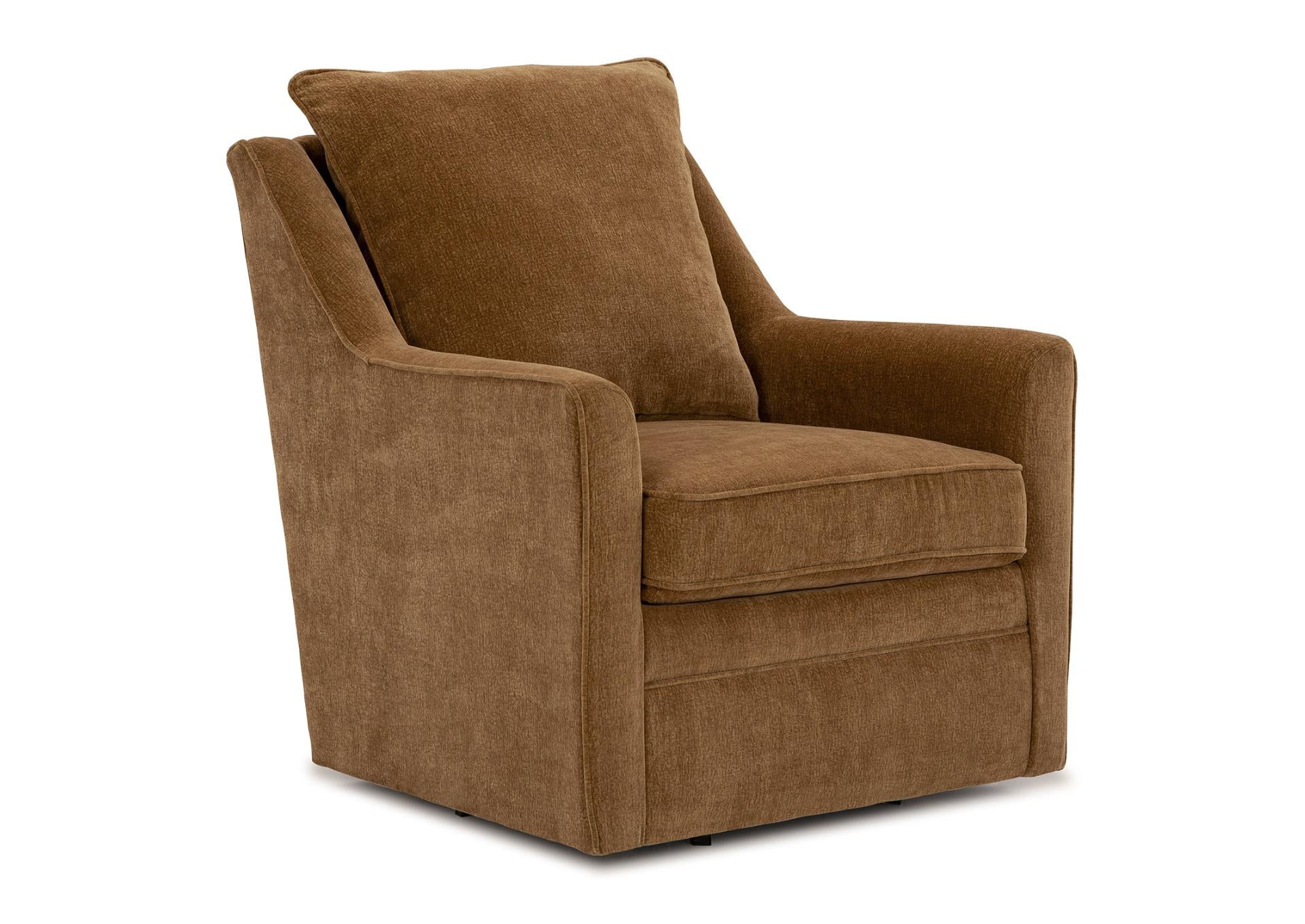 AUBREY CAMEL SWIVEL CHAIR - Additional View 1