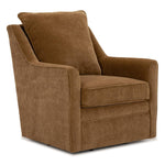 AUBREY CAMEL SWIVEL CHAIR - Additional View 1