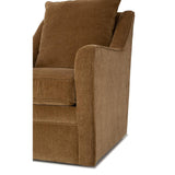 AUBREY CAMEL SWIVEL CHAIR - Additional View 3