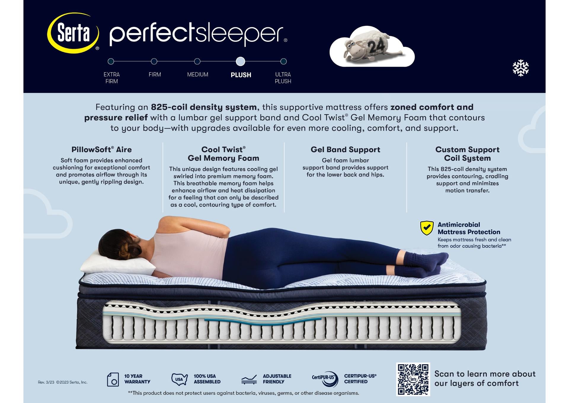 Blue Lagoon Plush Pillowtop Queen Mattress - Additional View 1