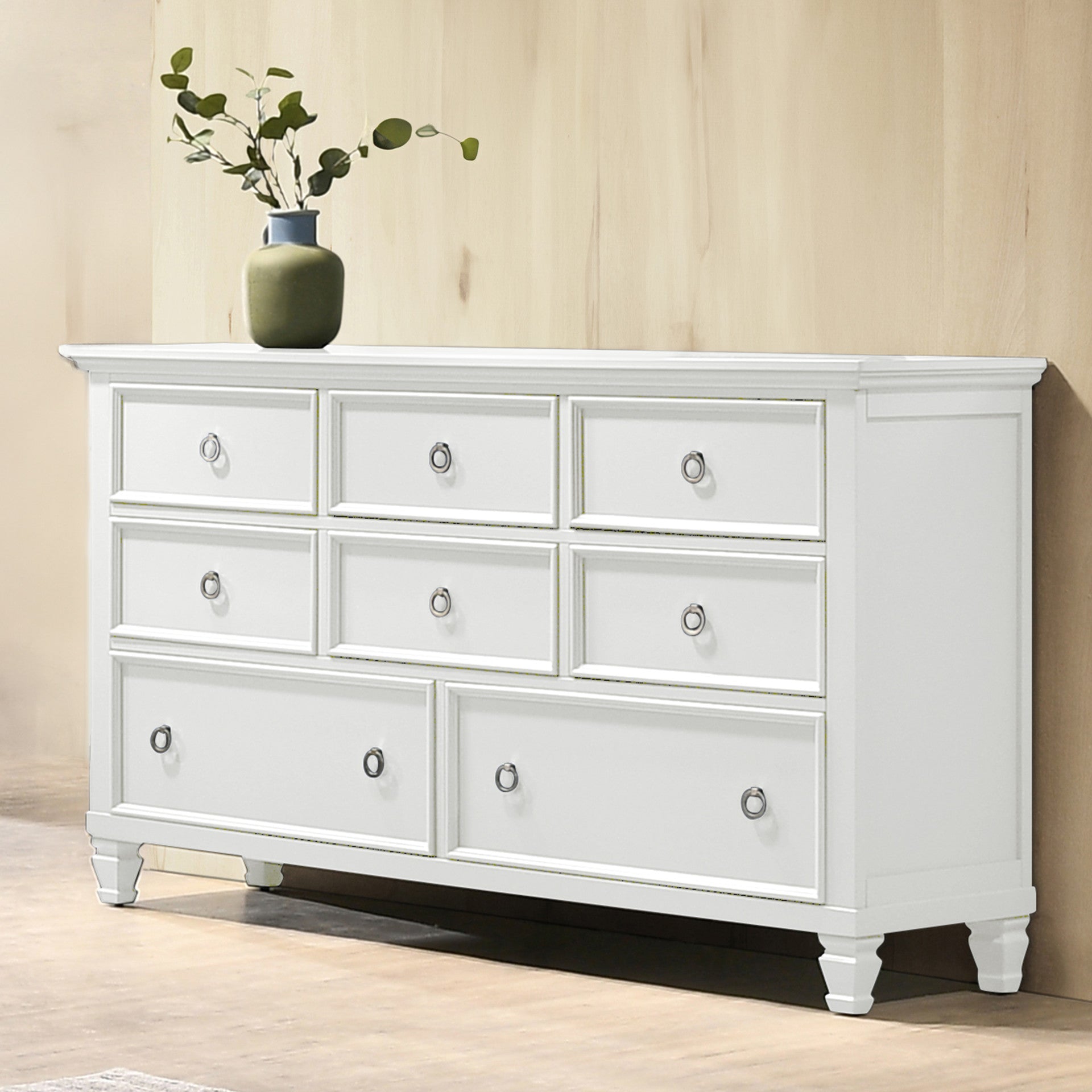New Classic - Tamarack Dresser - White - Wood - Dresser & Mirror - Additional View 4