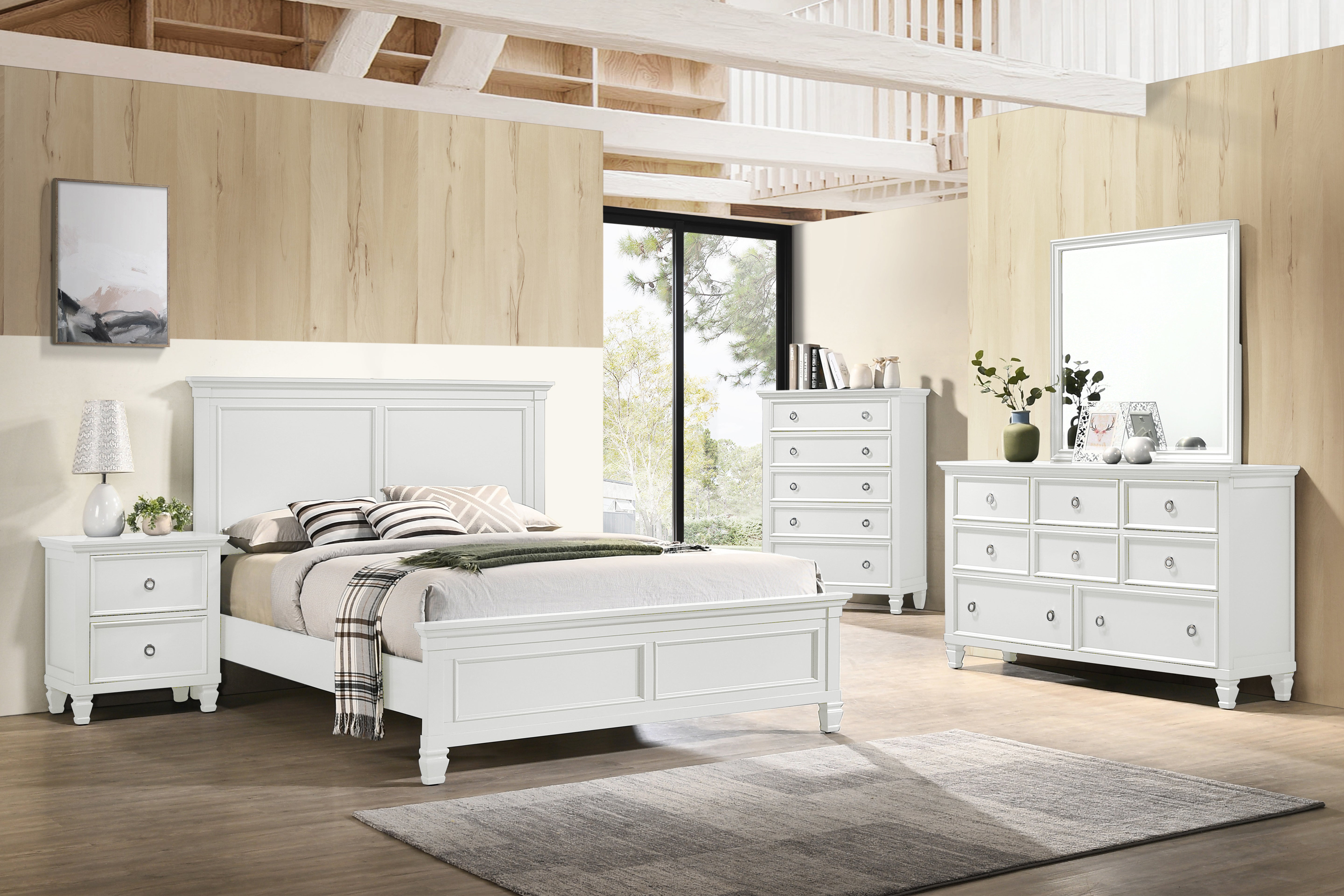 New Classic - Tamarack Dresser - White - Wood - Dresser & Mirror - Additional View 5