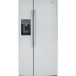 GE 23.0 Cu. Ft. Side-By-Side Refrigerator - Stainless Steel - Pearl Silver - Refrigerators