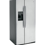 GE 23.0 Cu. Ft. Side-By-Side Refrigerator - Stainless Steel - Pearl Silver - Refrigerators - Additional View 3