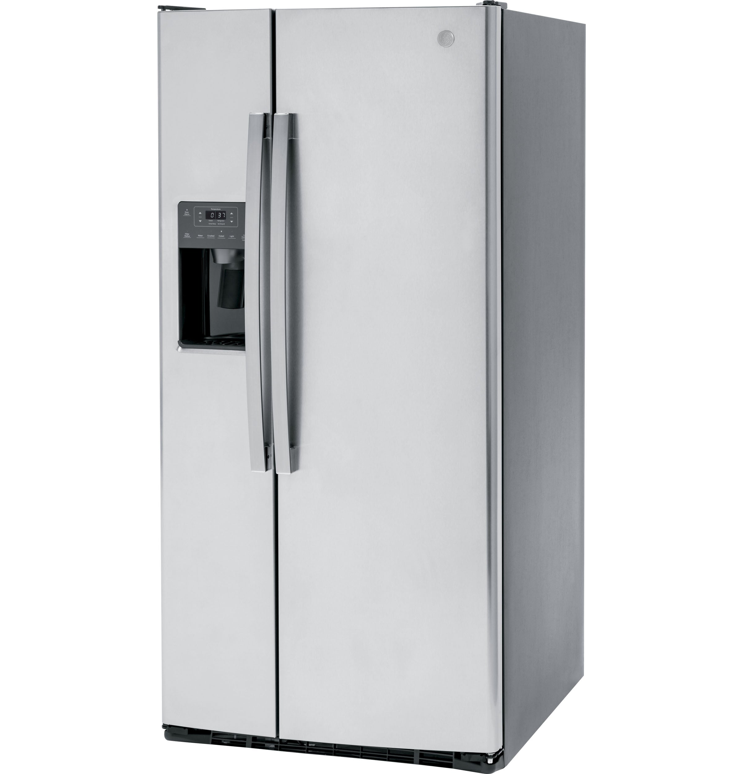 GE 23.0 Cu. Ft. Side-By-Side Refrigerator - Stainless Steel - Pearl Silver - Refrigerators - Additional View 4
