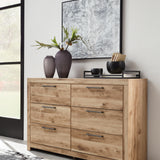 Ashley Furniture - Hyanna Dresser - Brown - Beige Wood - Dresser & Mirror - Additional View 1