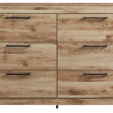Ashley Furniture - Hyanna Dresser - Brown - Beige Wood - Dresser & Mirror - Additional View 3