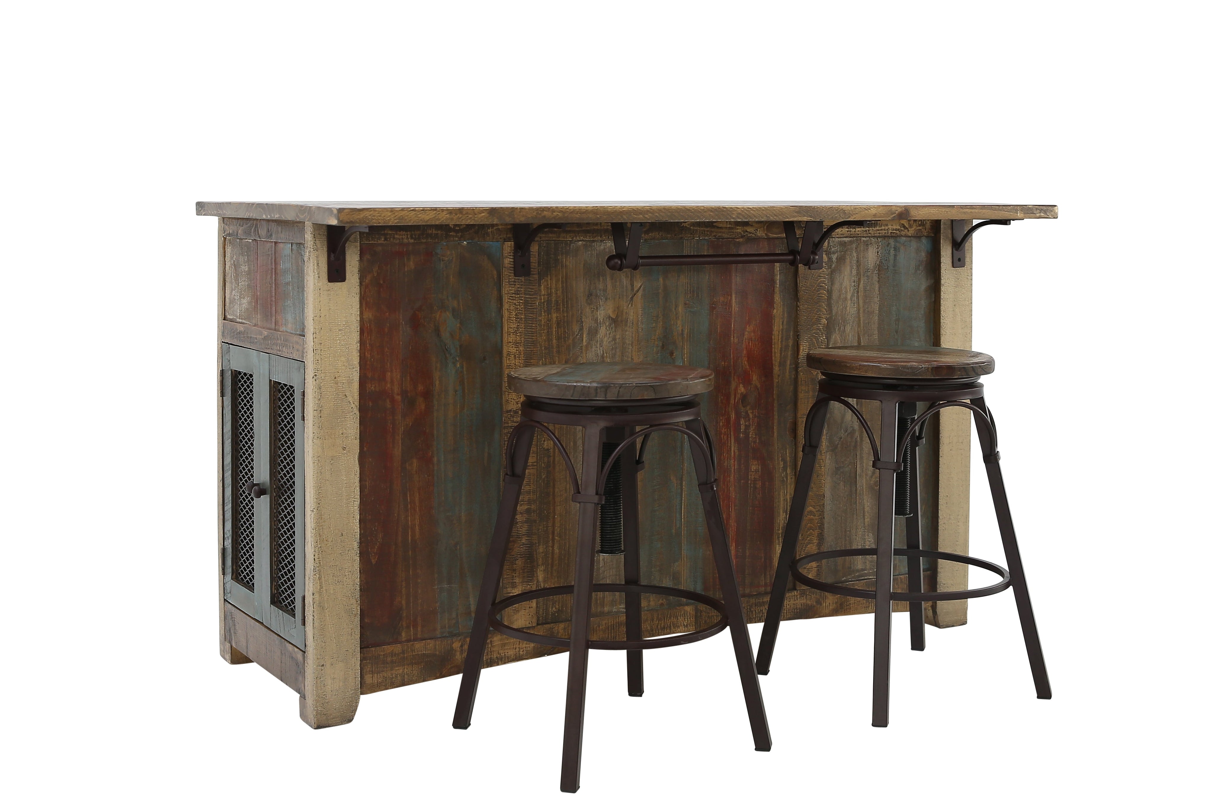ANTIQUE 3 PIECE KITCHEN ISLAND SET - Additional View 1