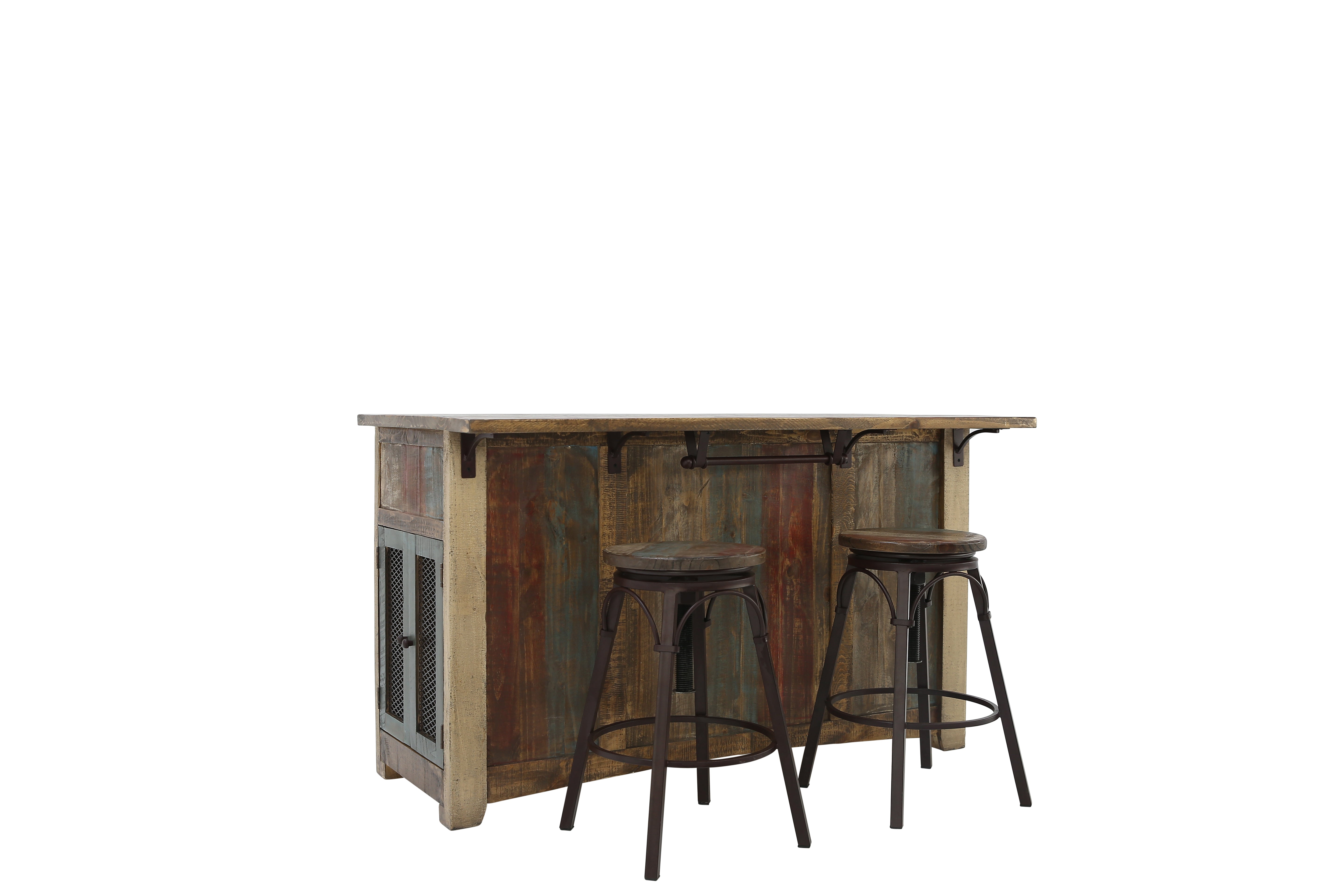 ANTIQUE 3 PIECE KITCHEN ISLAND SET - Additional View 1