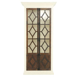 Zayden Cabinet - White/Tobacco