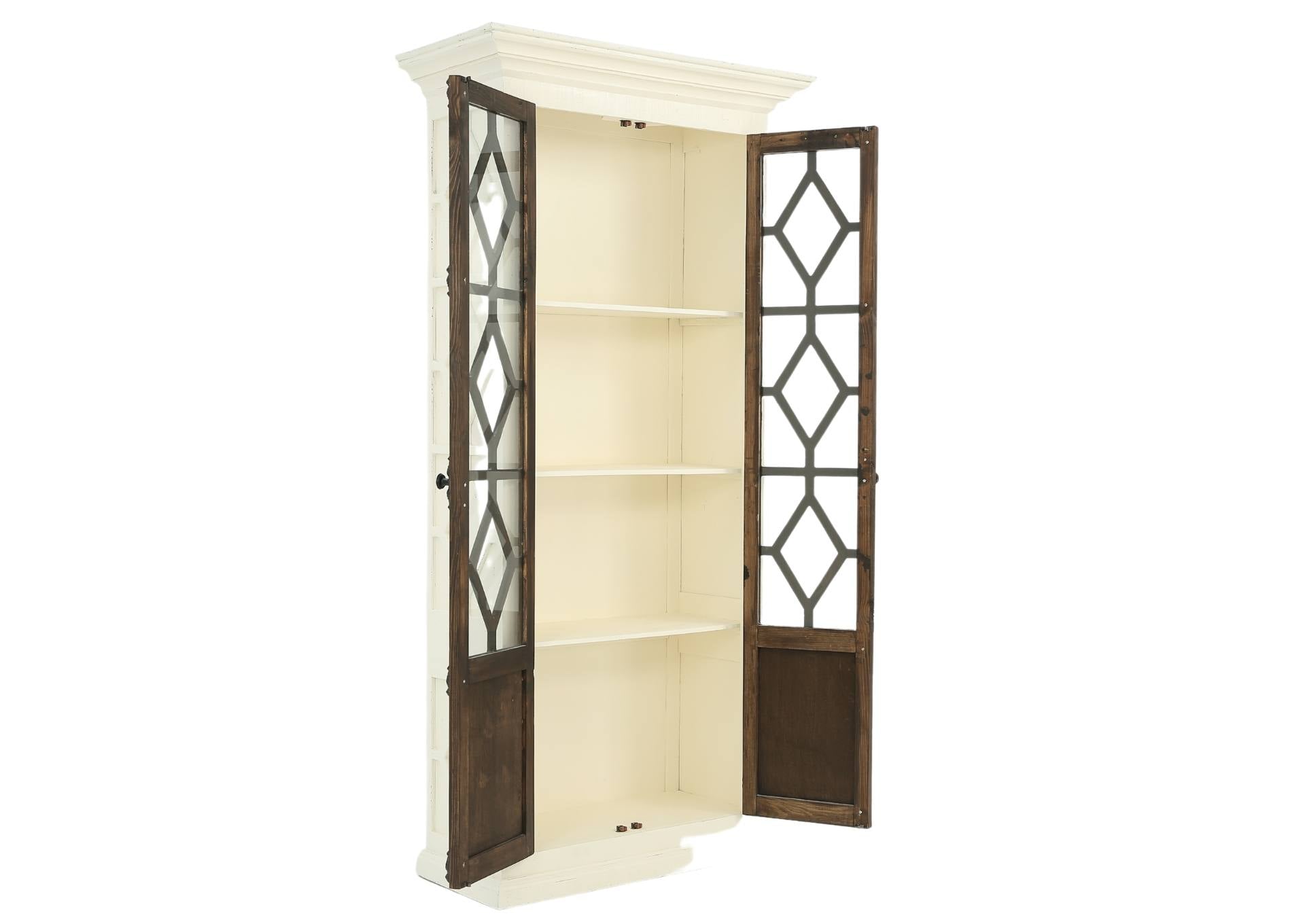 Zayden Cabinet - White/Tobacco - Additional View 2