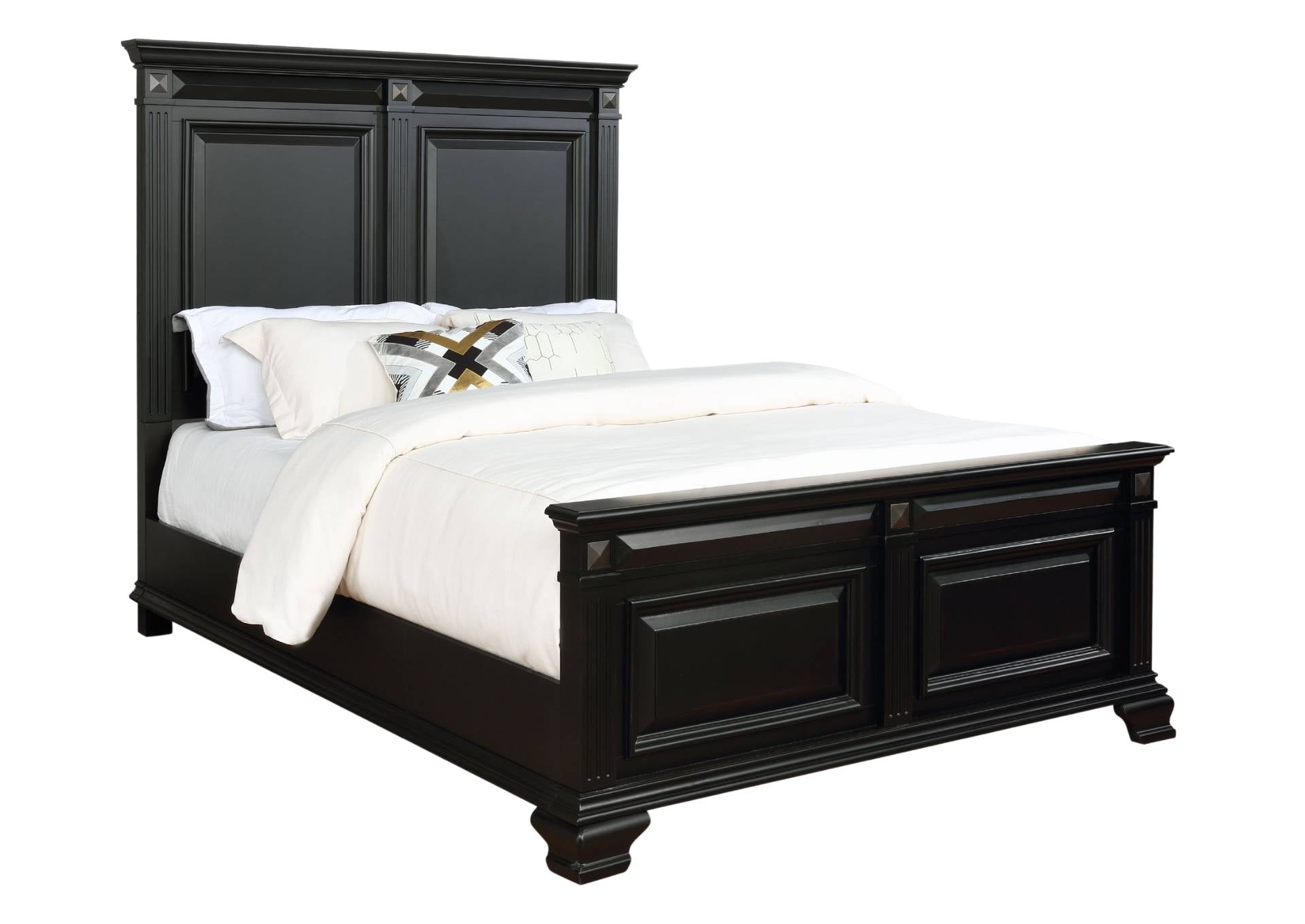 Halifax Queen Bed - Black - Additional View 1