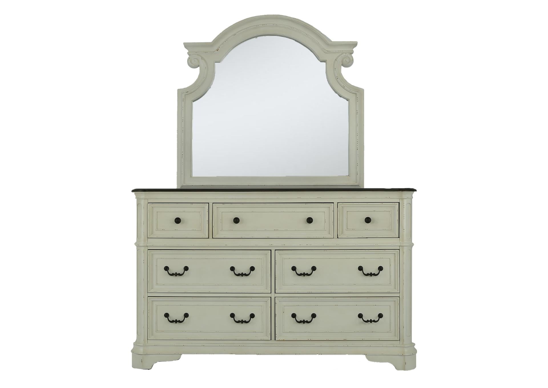 Haven White Dresser And Mirror