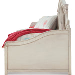 Ashley Furniture - Realyn Twin Daybed With Storage - White Wood|Fabric - Beds - Additional View 2