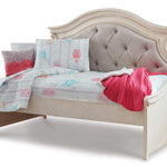 Ashley Furniture - Realyn Twin Daybed With Storage - White Wood|Fabric - Beds - Additional View 4
