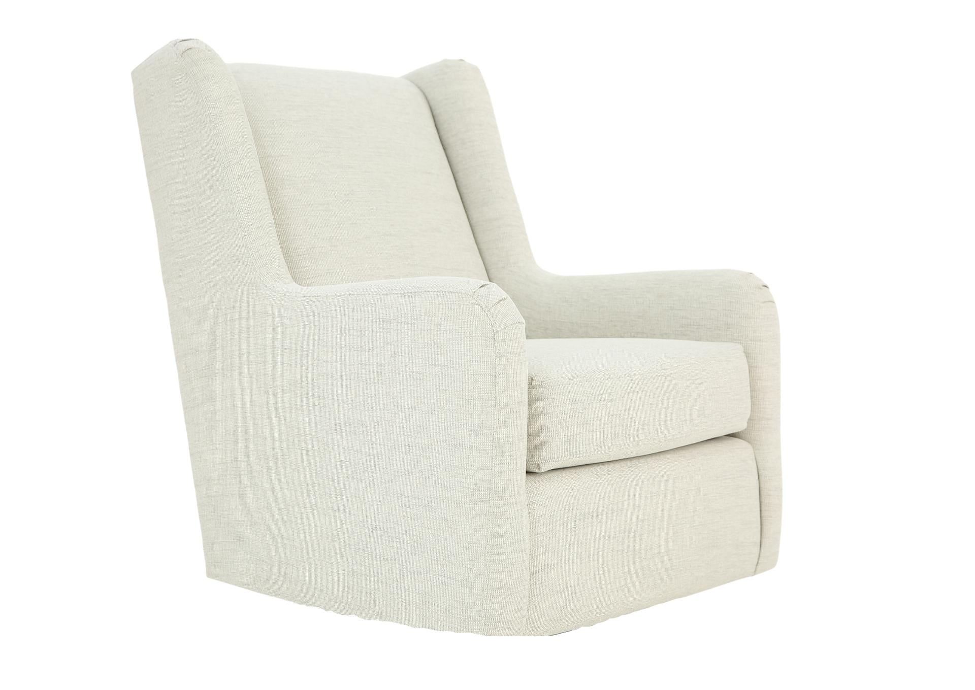 BRIANNA CANVAS SWIVEL GLIDER - Additional View 1