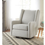 BRIANNA CANVAS SWIVEL GLIDER - Additional View 3