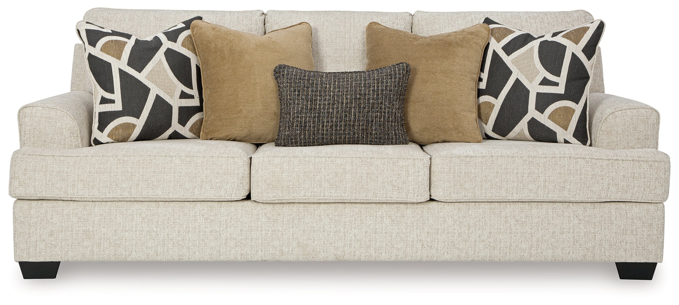 Ashley Furniture - Heartcort Sofa - Quartz - Beige Fabric - Sofas - Additional View 1