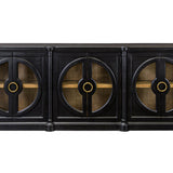 EVERTON BLACK/PECAN CONSOLE