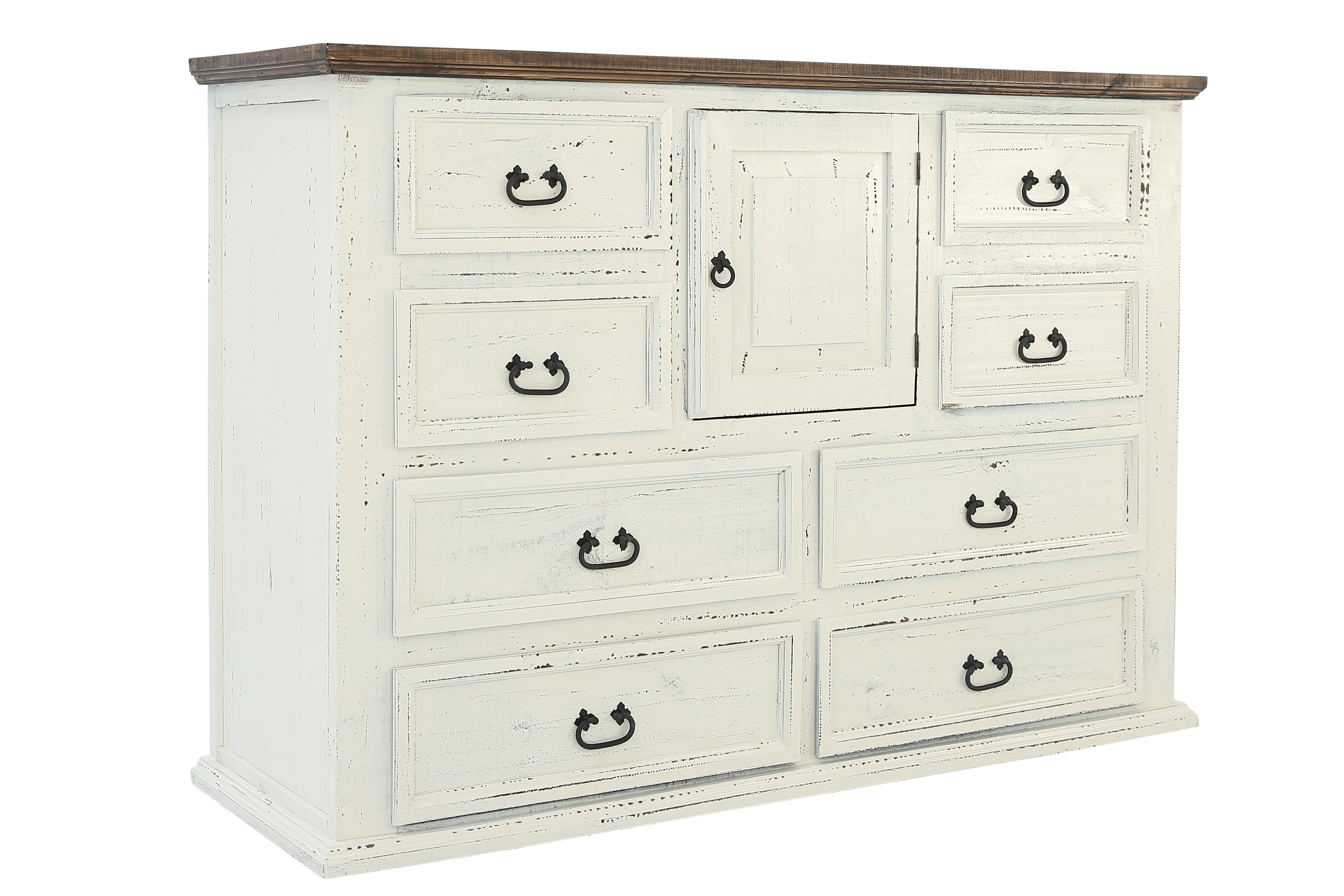 Mansion Aged Dresser - White - Additional View 1