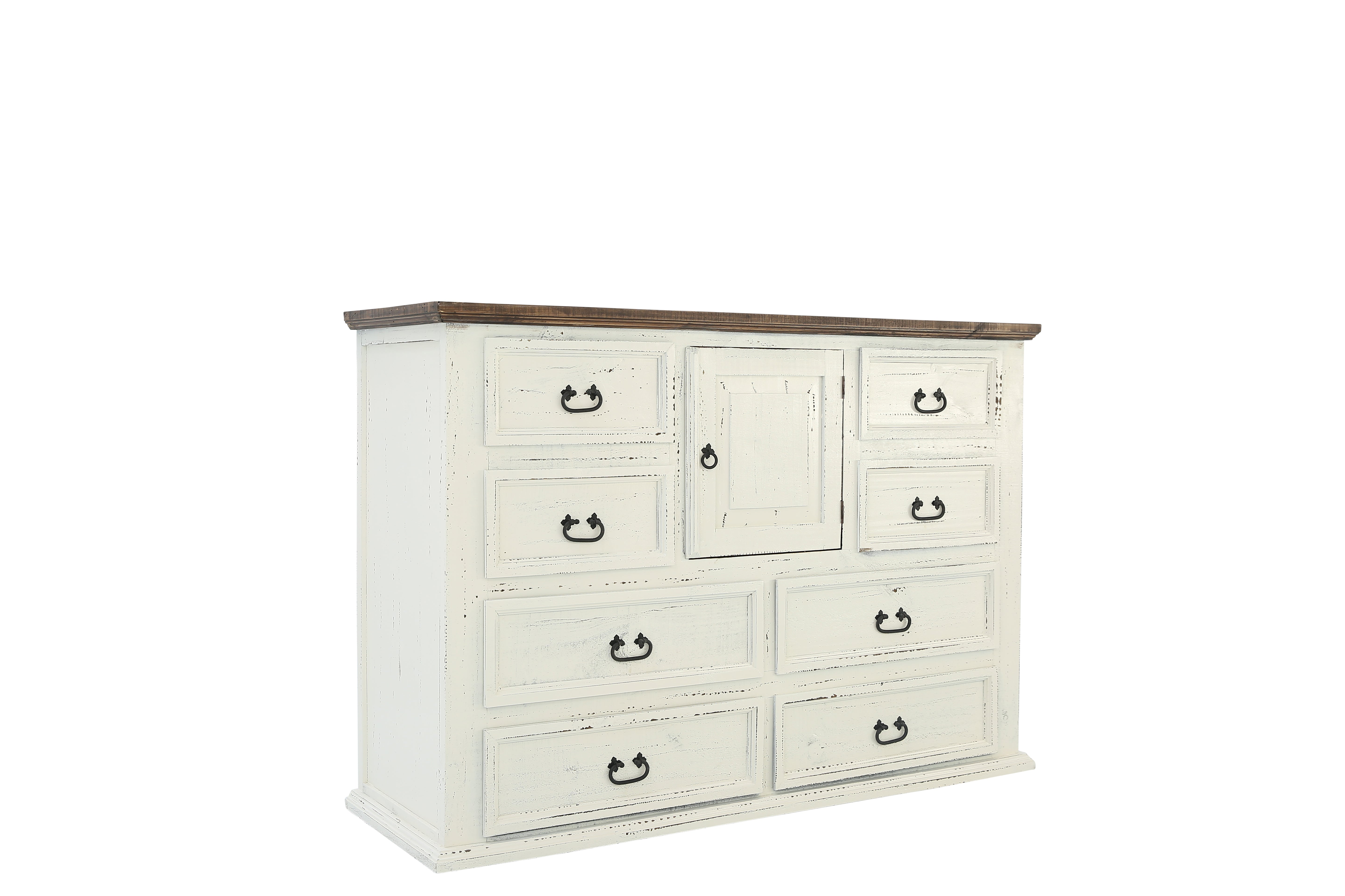 Mansion Aged Dresser - White - Additional View 1