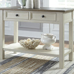 Ashley Furniture - BOLANBURG SOFA TABLE - White Wood - Tables - Additional View 1