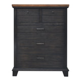 Steve Silver Furniture - BEAR CREEK BROWN CHEST - Dark Brown Wood - Chests