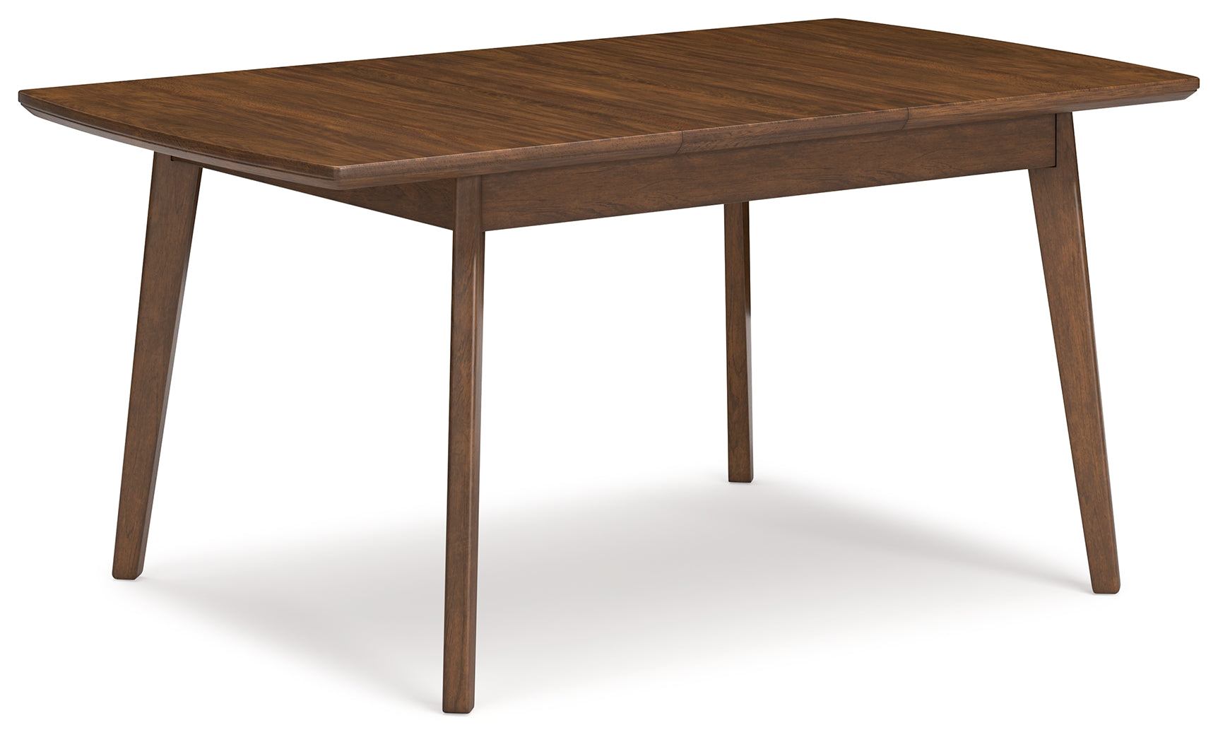 Ashley Furniture - Lyncott Butterfly Dining Table - Dark Brown Wood - Tables
