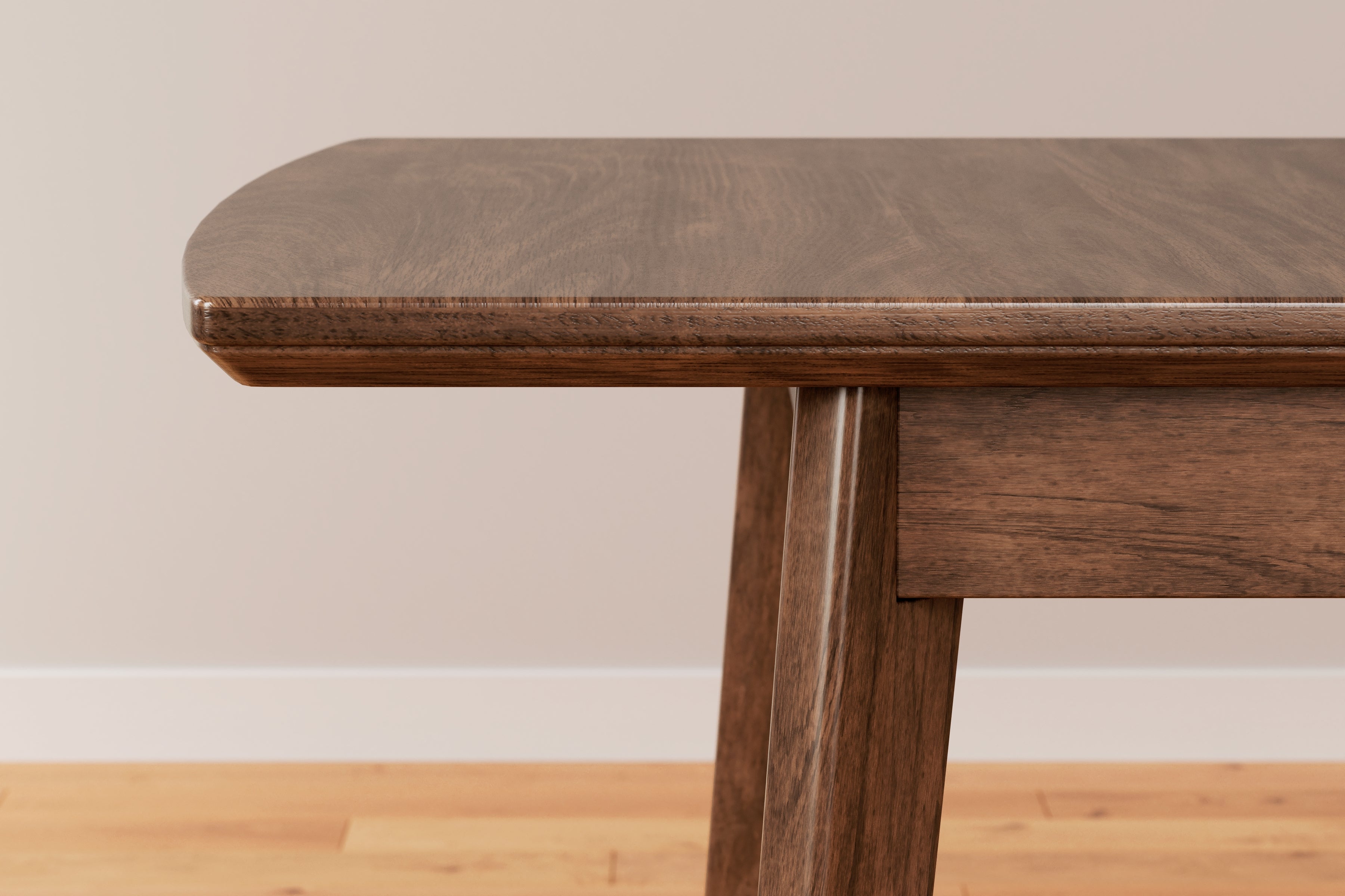 Ashley Furniture - Lyncott Butterfly Dining Table - Dark Brown Wood - Tables - Additional View 8