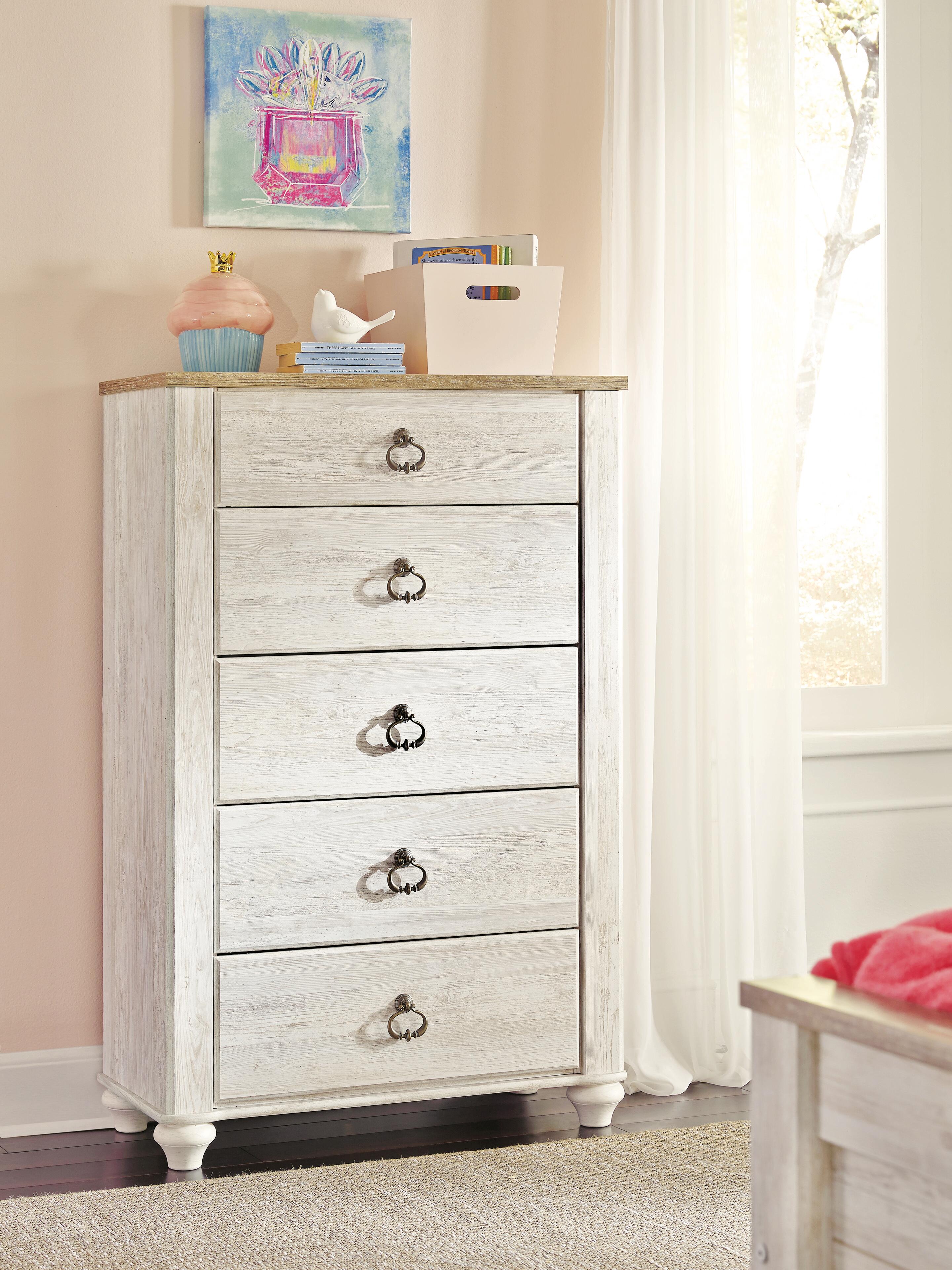 Willowton Five Drawer Chest