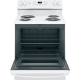 GE WHITE 5CU FREE-STANDING ELECTRIC RANGE - Ranges - Additional View 1