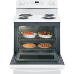 GE WHITE 5CU FREE-STANDING ELECTRIC RANGE - Ranges - Additional View 2