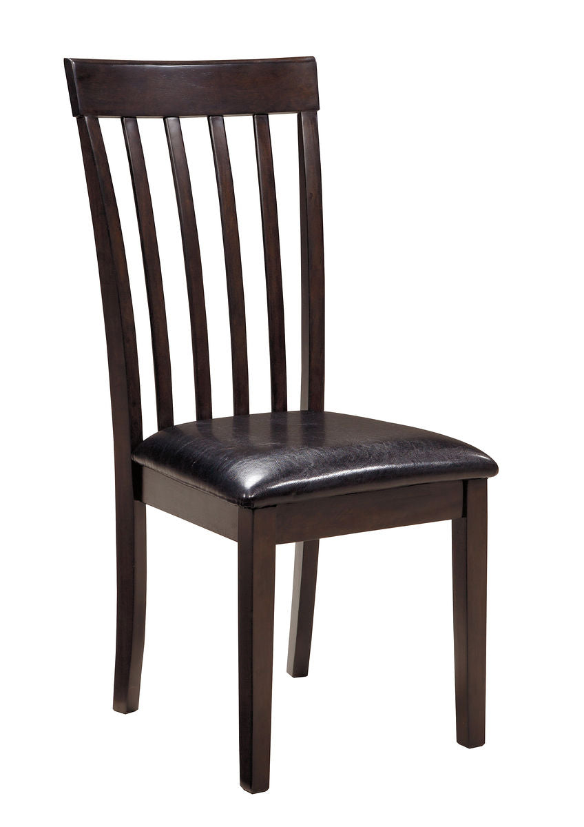 Ashley Furniture - HAMMIS 3 PIECE DINETTE SET - Dark Brown Leather Match|Wood - Dining Room Sets - Additional View 1