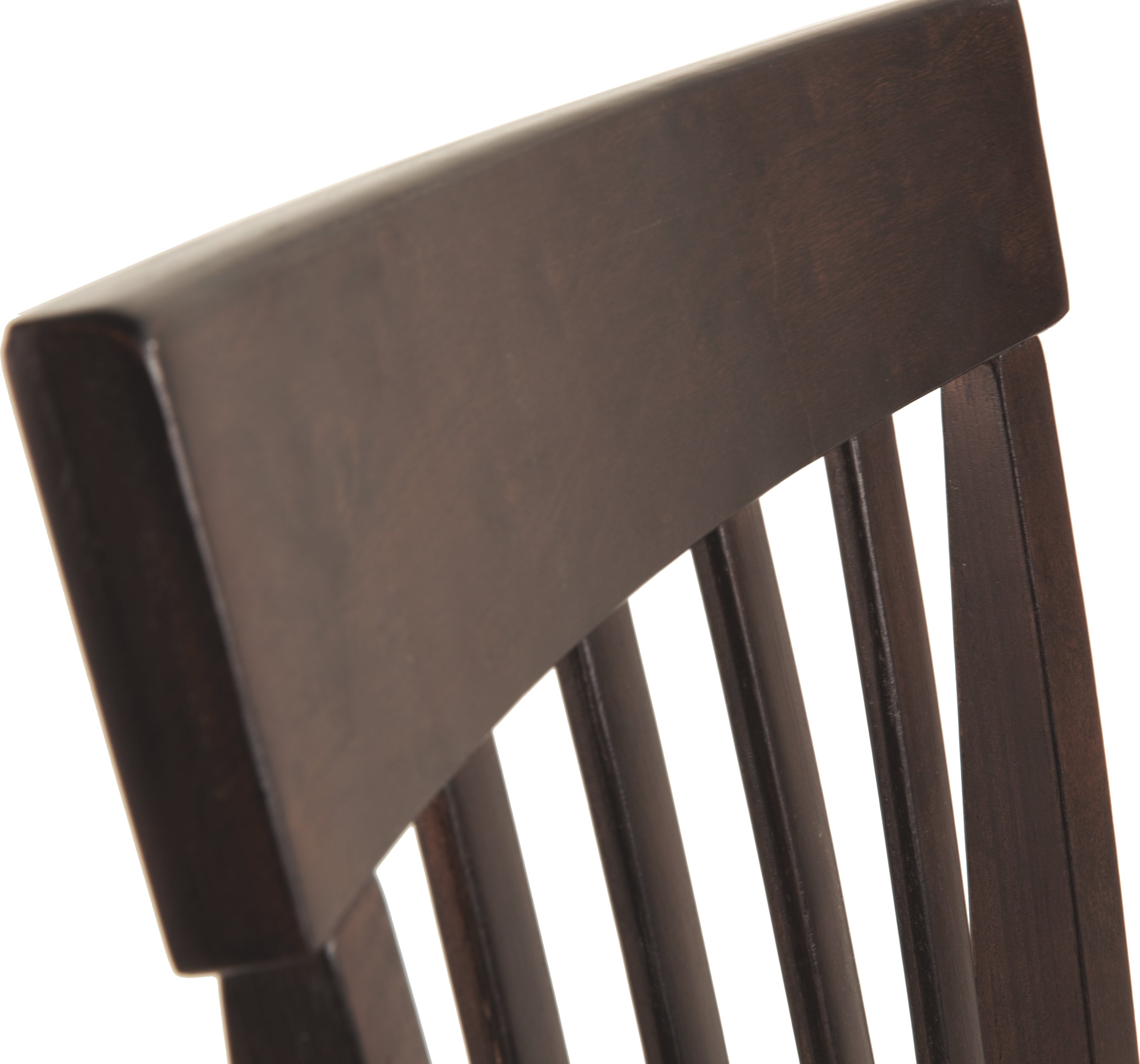 Ashley Furniture - HAMMIS 3 PIECE DINETTE SET - Dark Brown Leather Match|Wood - Dining Room Sets - Additional View 4