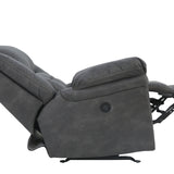 Haygen Power Recliner - Charcoal - Additional View 4
