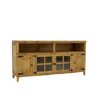 Lawman 72" Media Console - Light Wax - Additional View 1