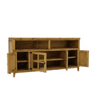 Lawman 72" Media Console - Light Wax - Additional View 2